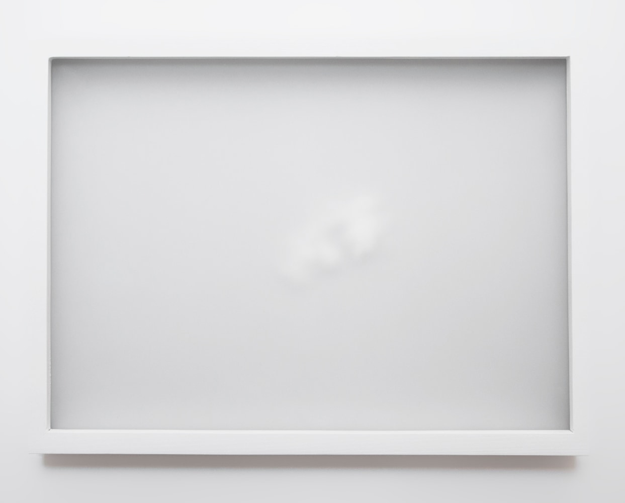 Untitled, 2017
Acrylic, fiberglass and cotton
17" x 23"