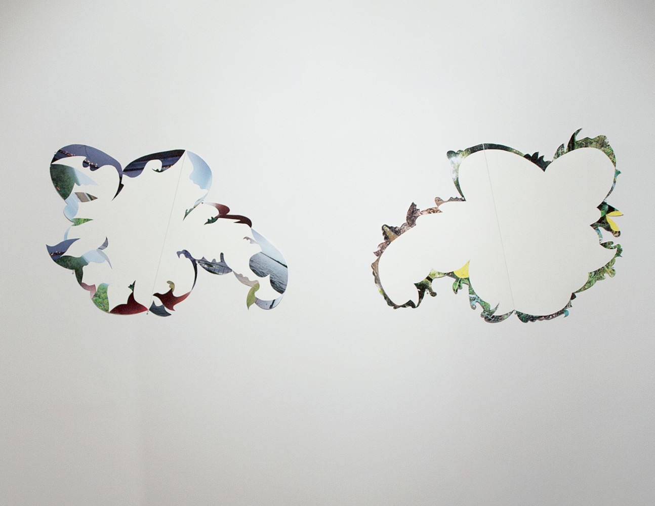 On the Island, 2015
Collage on paper
28" x 84" (in 2 parts)