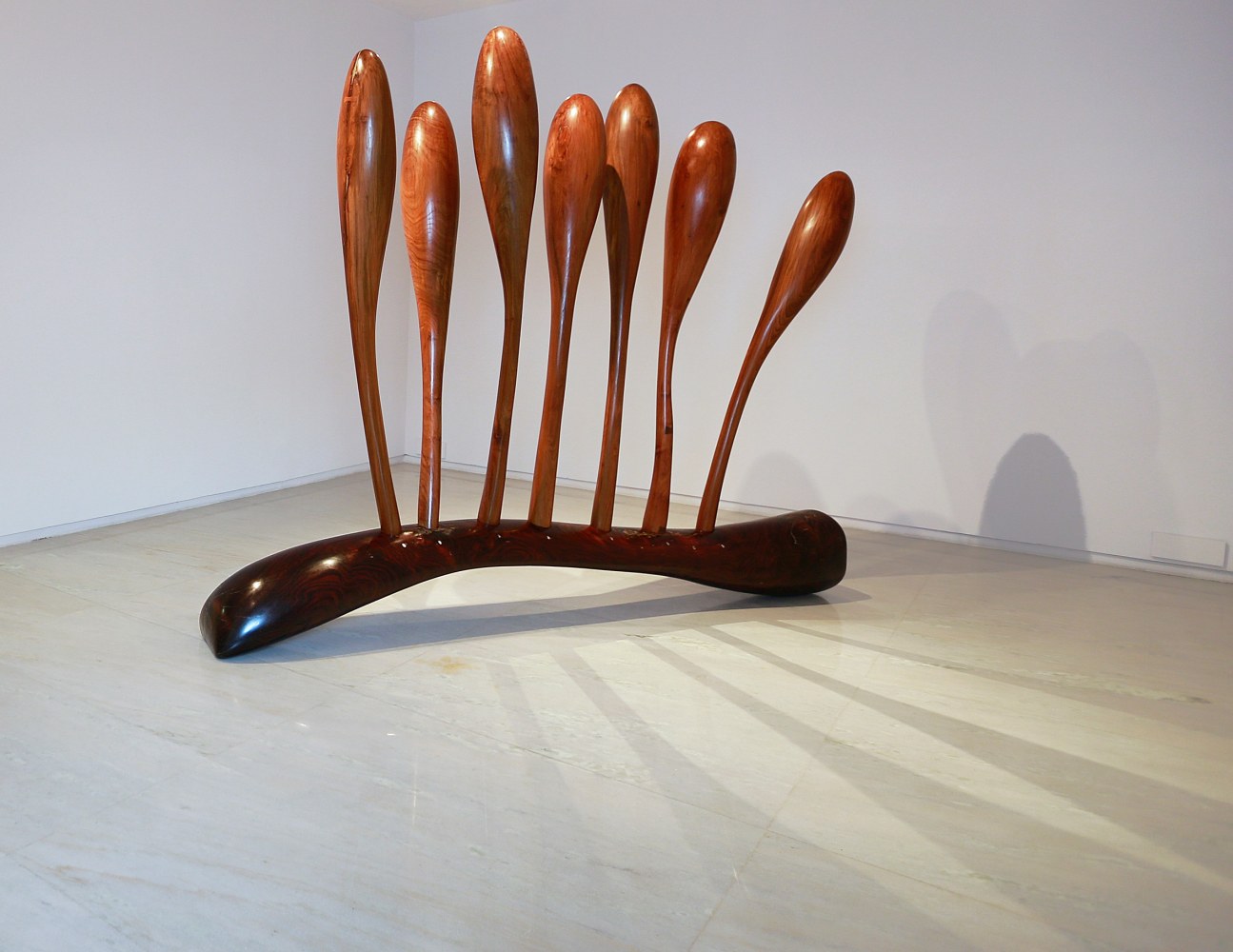 Honeysuckle and Mercury in a Thick Midnight Plot, 2016

Rosewood, teak wood and stainless steel

90&amp;quot; x 112&amp;quot; x 21&amp;quot;