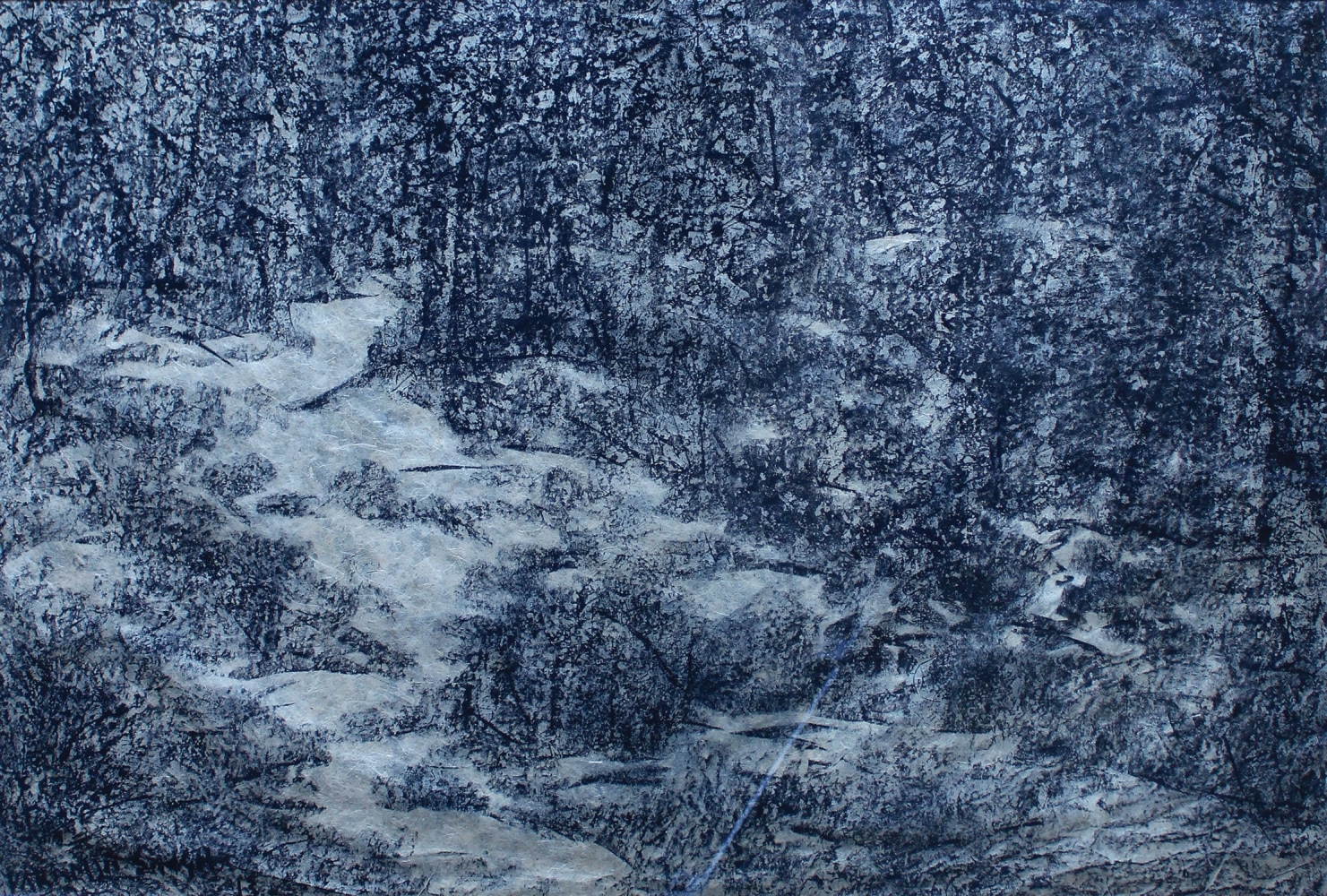 Untitled, 2013
Charcoal crayon on paper, 14 1/2" x 22"