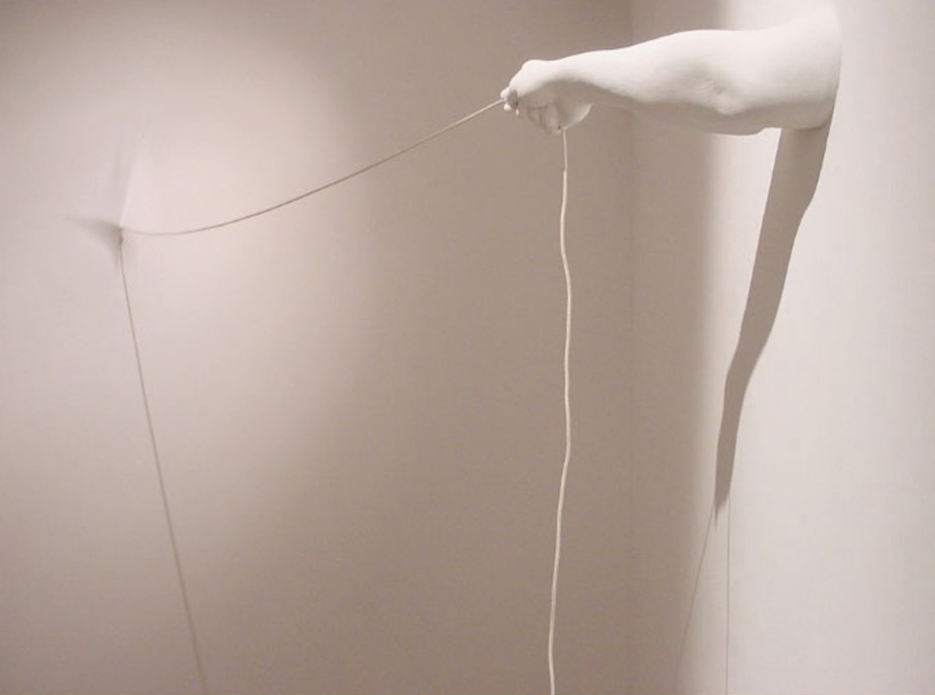 Untitled, 2002
Fiberglass, rope and acrylic
40&amp;quot; x 120&amp;quot; x 28&amp;quot;
TG 1081