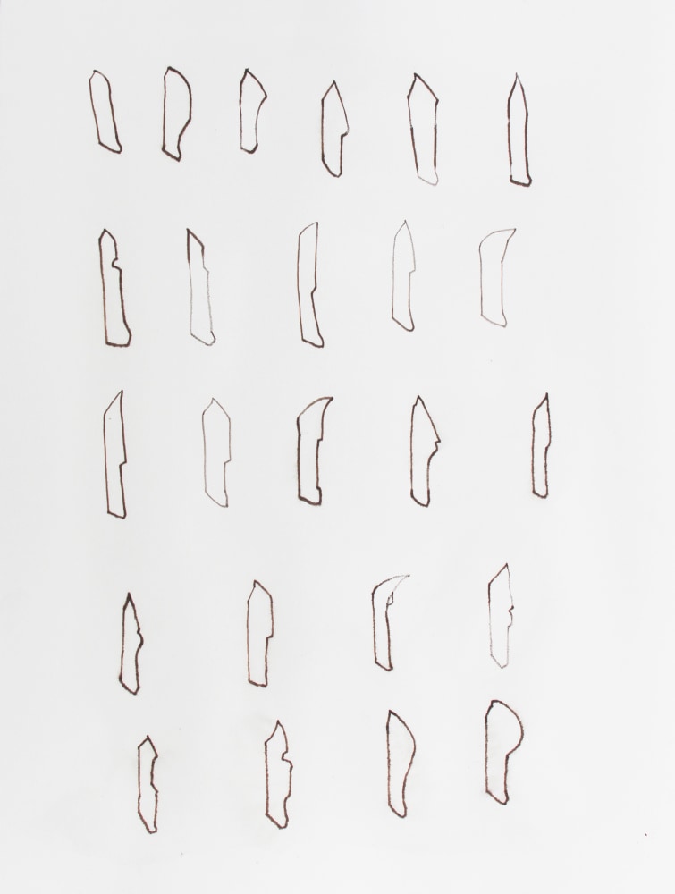 Many Of A Kind, 2015
Watercolor pencil on paper
12.13" x 9"