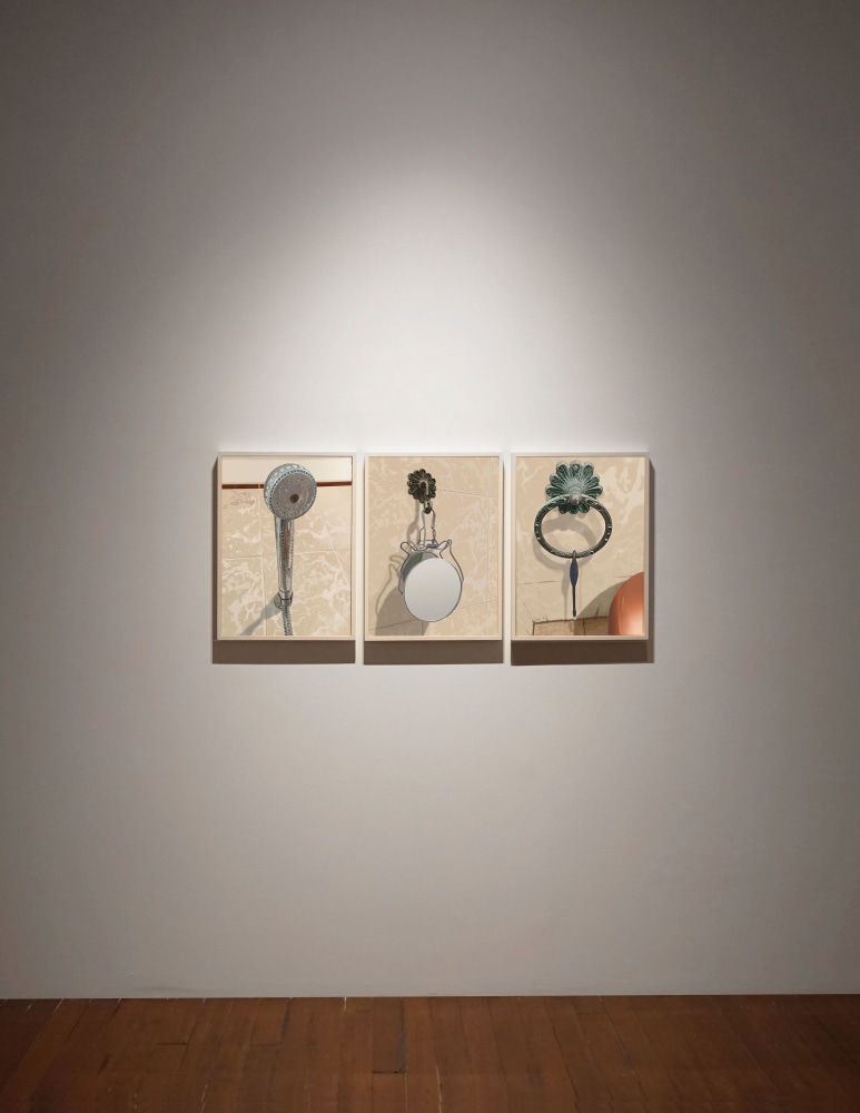 Three Figures 1-3 (Head, face, guise) 