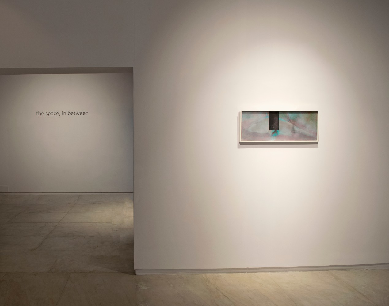 the space, in between