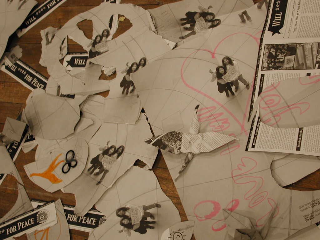 Al-An deSouza and Yong Soon Min
Will **** for Peace, 2003
@OBORO Gallery, Montreal
Performance documentation, photographs, video