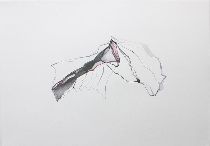 Looks like this, 2011
Gouache on paper
11 1/2" x 16 1/2"
