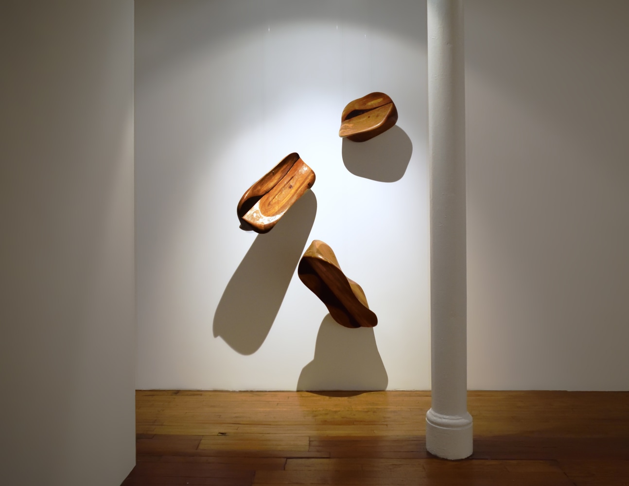 Spin, 2018
Reclaimed teak wood 
75” x 47” x 24 1/2” 