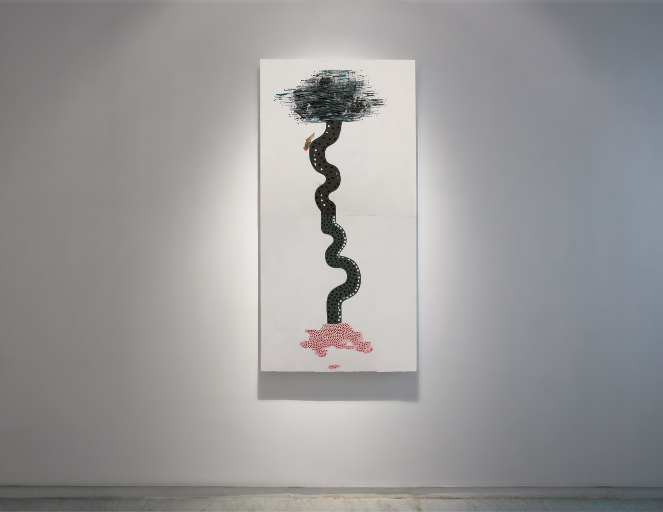 Alien,&amp;nbsp;2018

Oil on canvas

60&amp;quot; x 30&amp;quot;