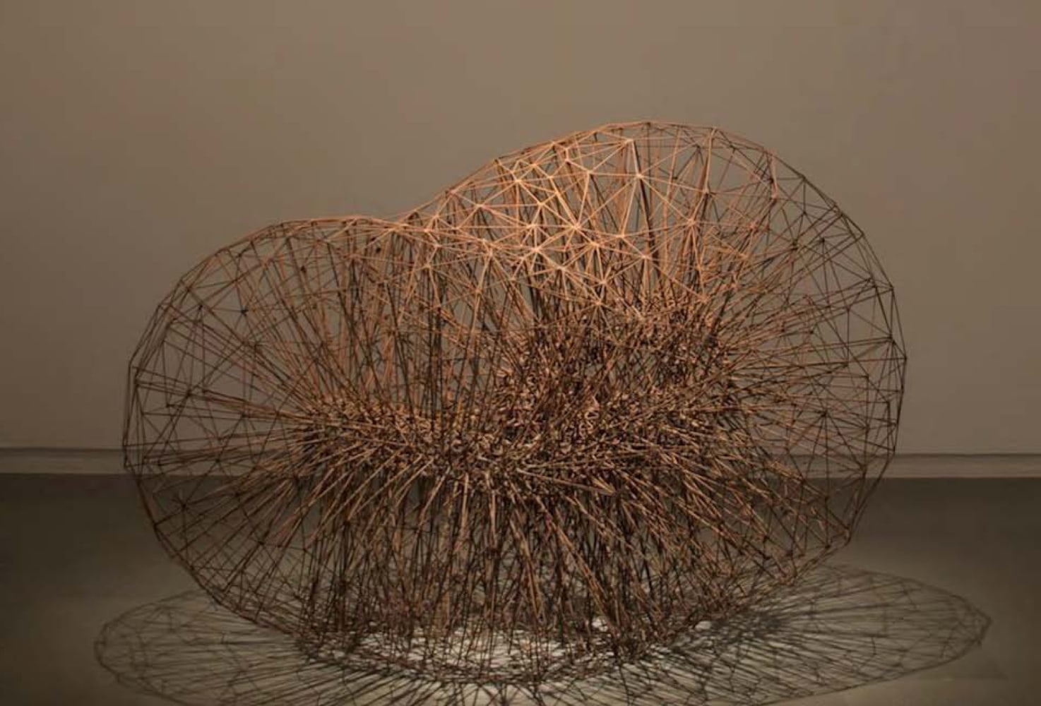 Endless line and expanded space, 2010-2011
Iron
53" x 44" x 36"