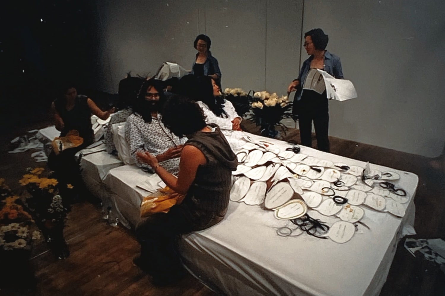 Al-An deSouza and Yong Soon Min
Will **** for Peace, 2003
@OBORO Gallery, Montreal
Performance documentation, photographs, video