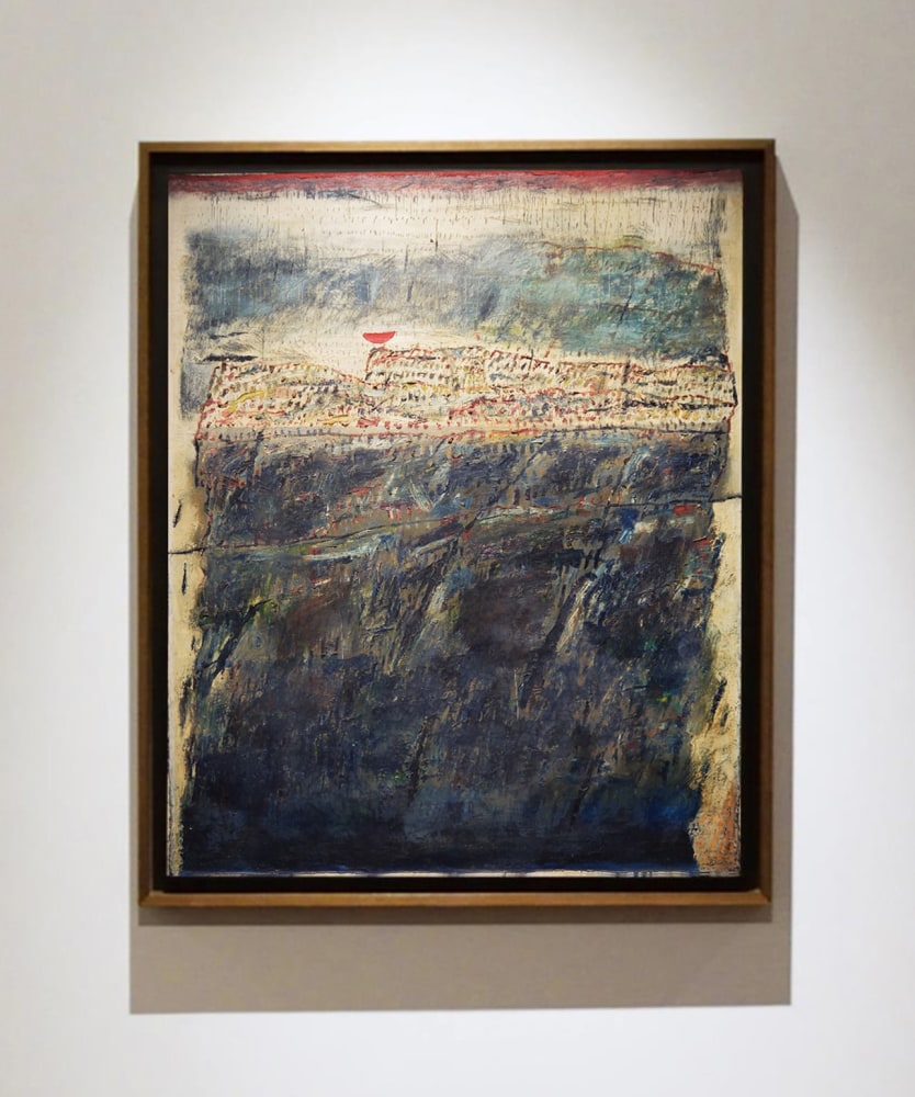 Sunset at Kasauli, 1976
Oil on canvas
35 3/8” x 29 1/8”