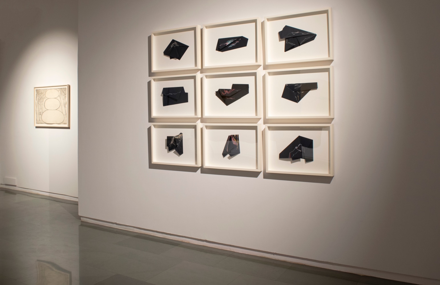 the space, in between