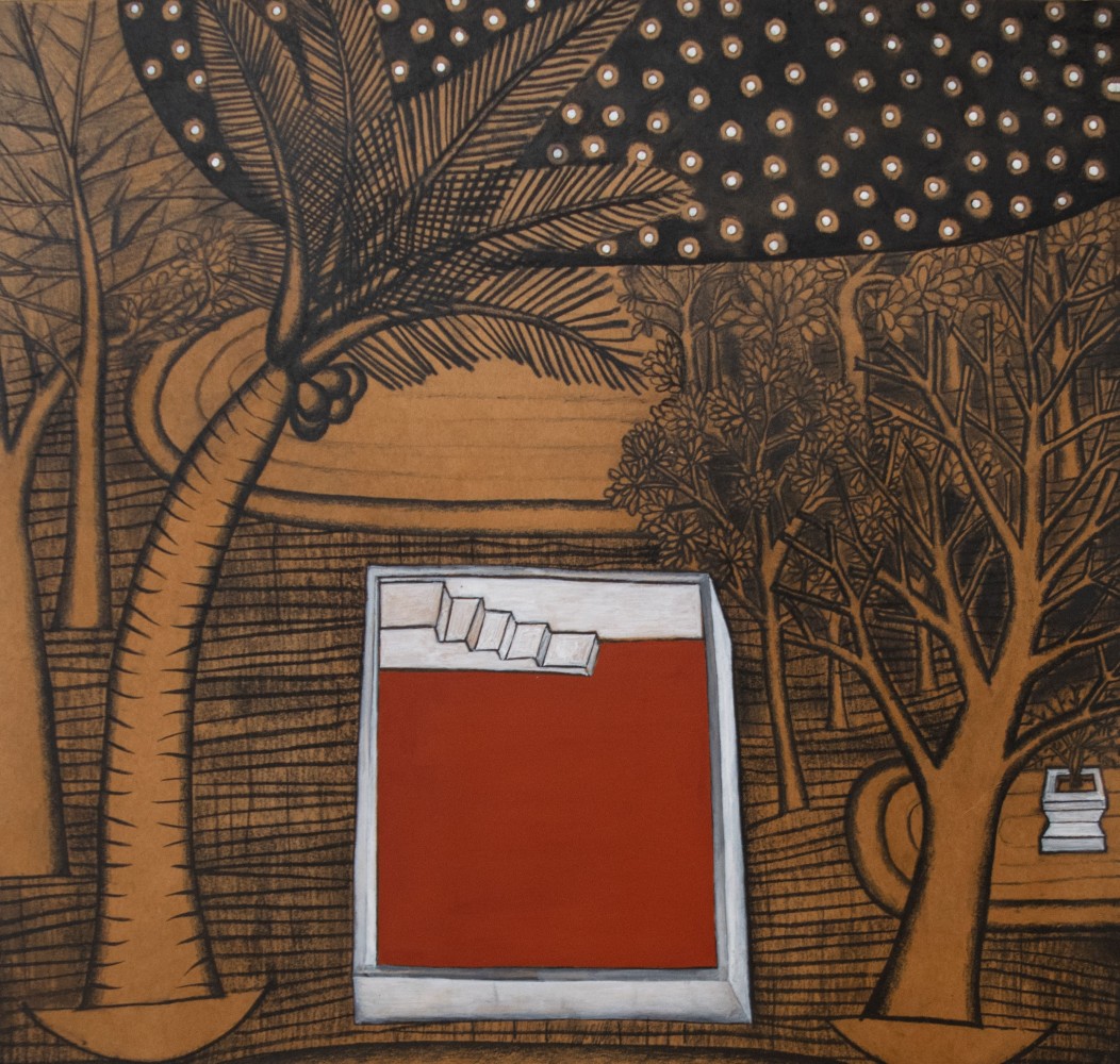 N.N. Rimzon
An Evening at Temple Gardens, 2021 (Detail)