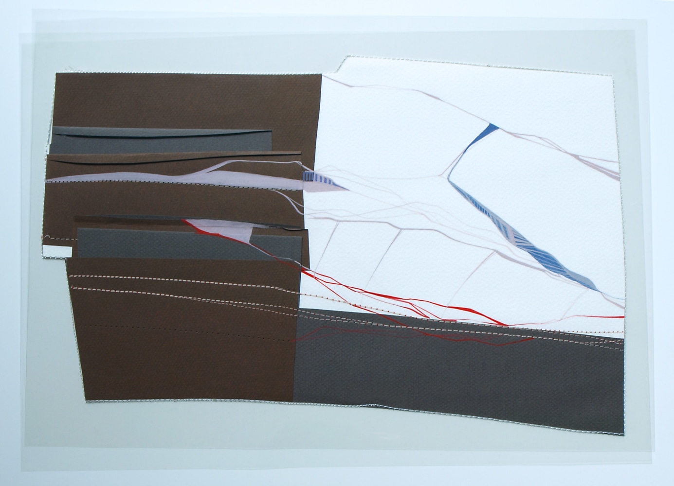 Don&amp;#39;t Move Me!&amp;nbsp; 2009
Gouache, cotton thread on paper, plastic sheets
12 1/4&amp;quot; x 16 1/4&amp;quot;
TG 2251