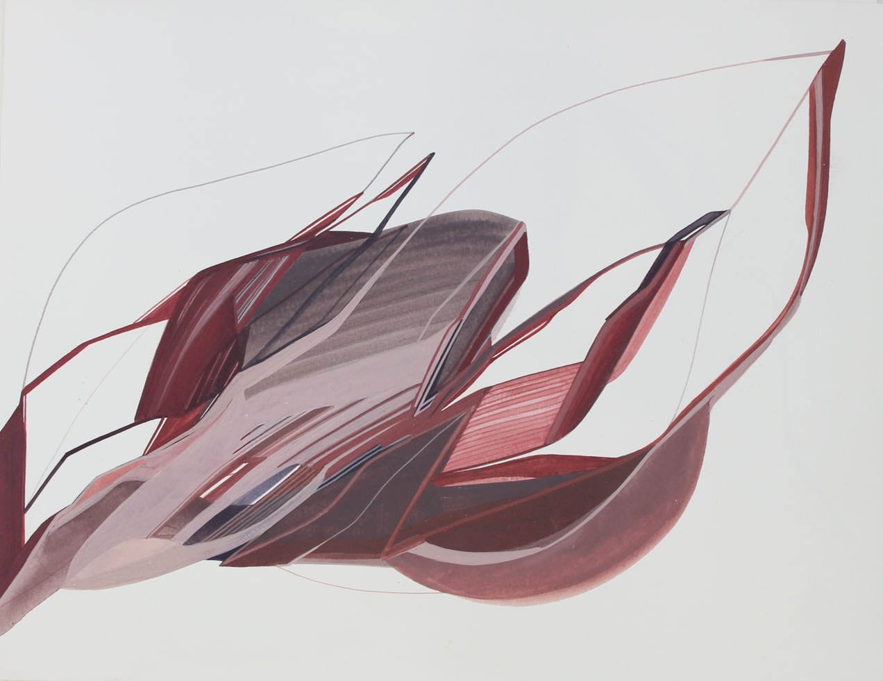 Shipping out, 2016
Gouache on paper
10 3/5&amp;quot; x 13 3/4&amp;quot;
TG 4002