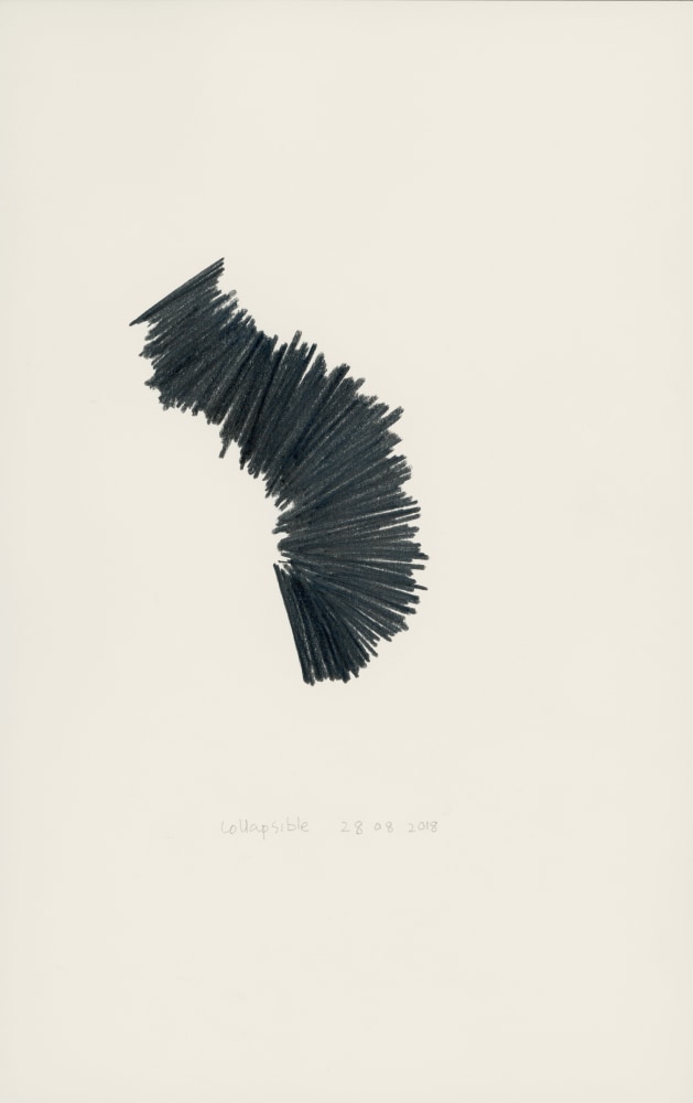 Collapsible, 2018
Pencil on paper
12.75” x 9”
TG 5298