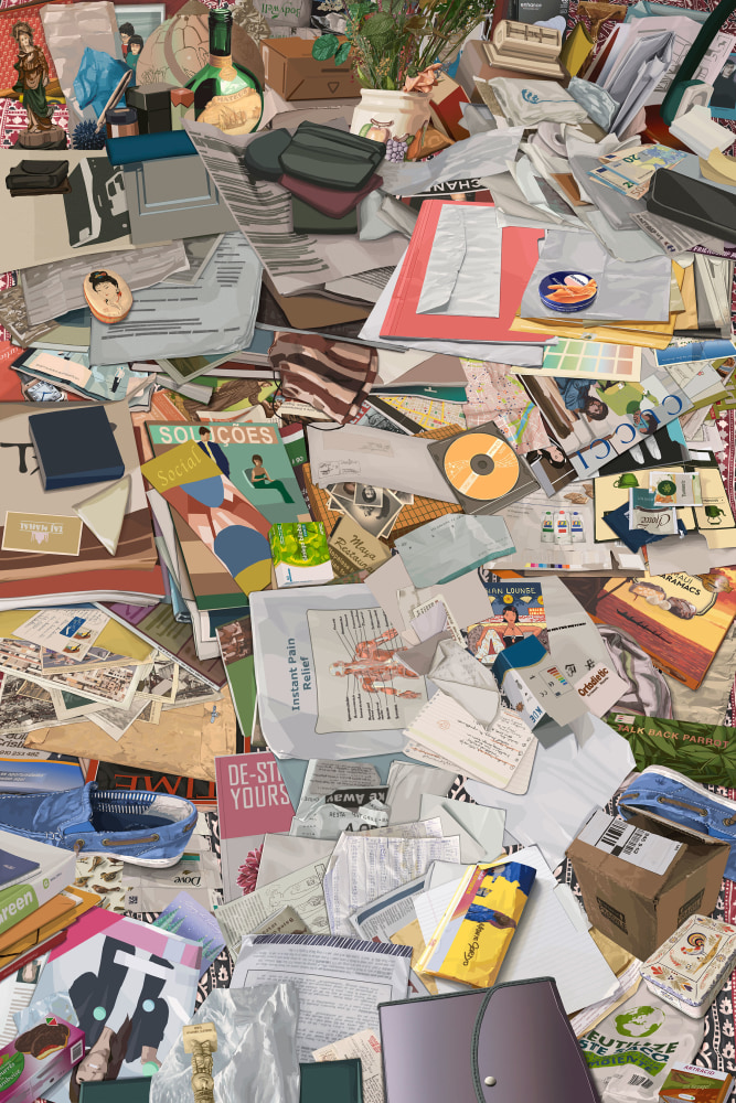 Drift,&amp;nbsp;2021
Digital painting on Baryta paper
60&amp;rdquo; x 40&amp;rdquo;