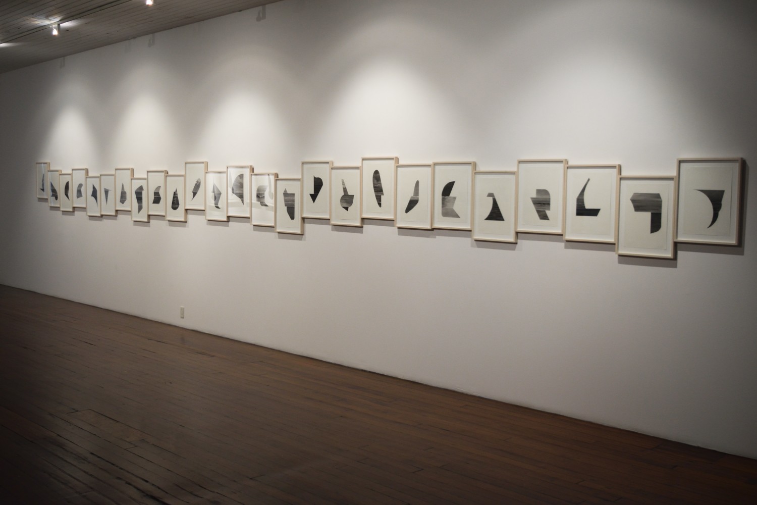 Portraits of the Sea, 2019
Charcoal on paper
20 1/4” x 15 3/4” (each of 25)
30 1/2” x 393 3/4” (overall)