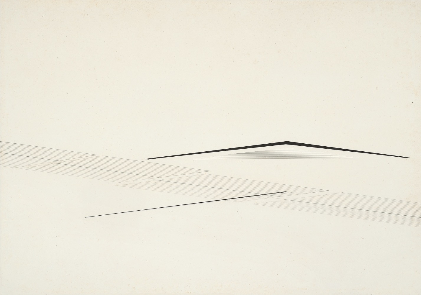 Nasreen Mohamedi
Untitled, ca. 1980
Ink and graphite on paper
19" x 27"
TG 1658