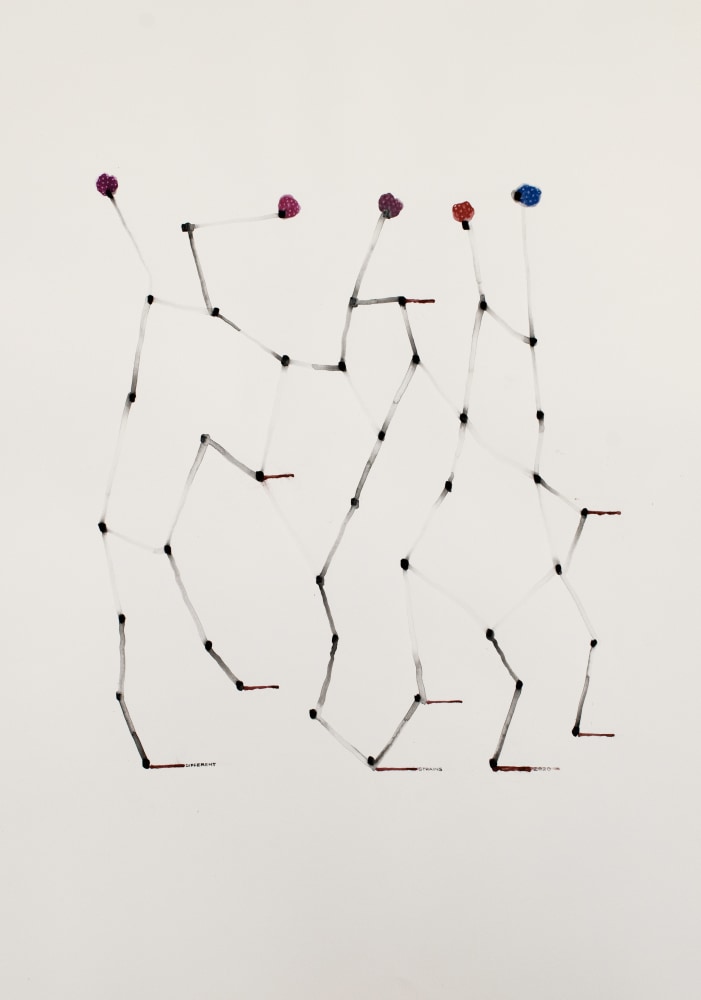 Different Strains, 2020
Watercolor on paper
33” x 25.25”
TG 4658