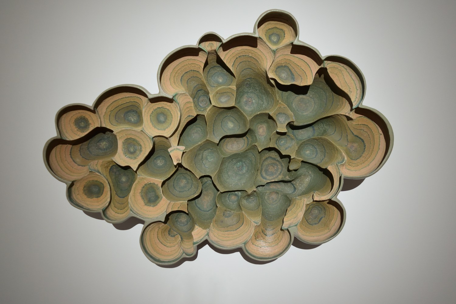 Up in the air, 2018-19
Acrylic and pigments on cast fiberglass
31” x 41” x 7 1/2”