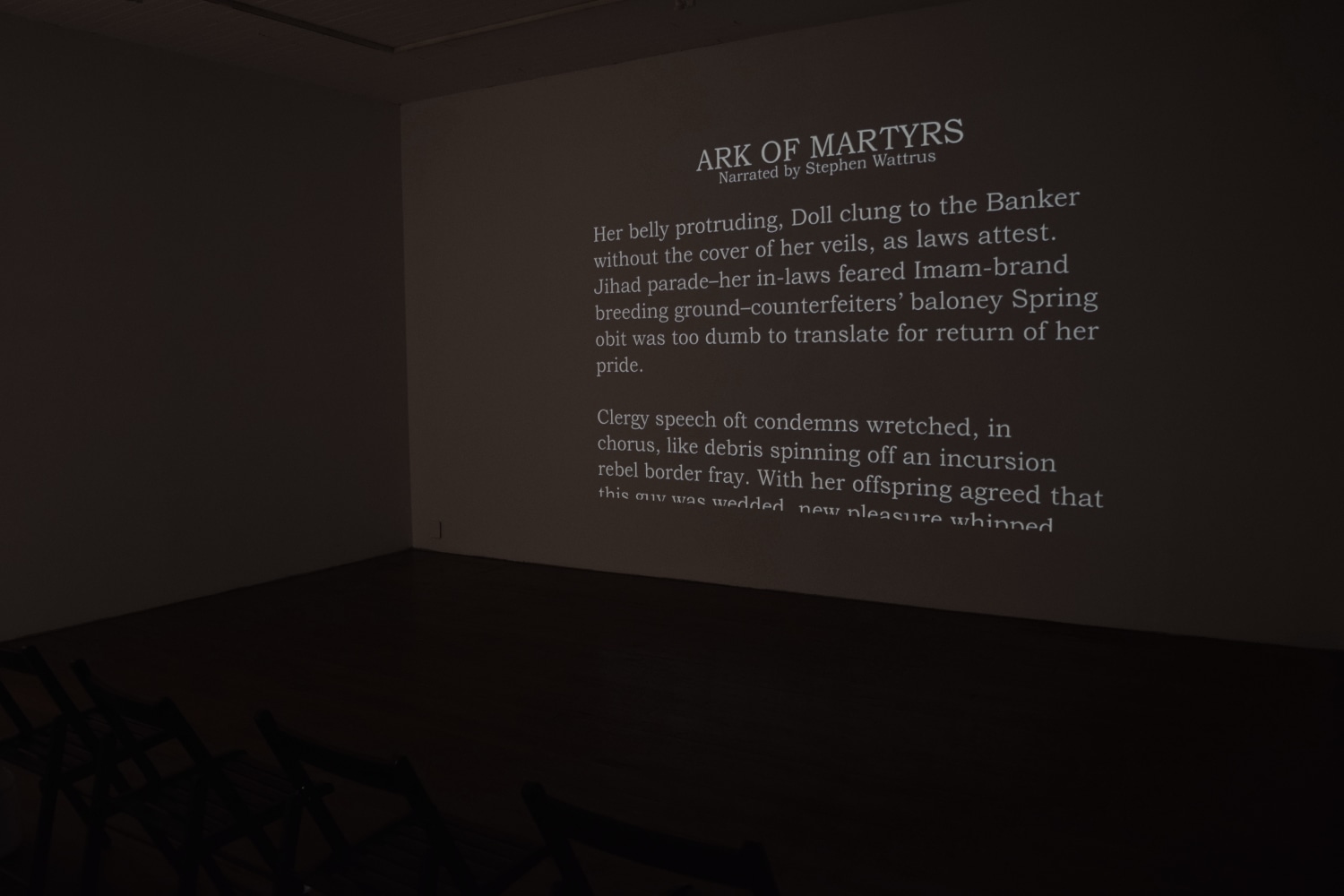 Ark of Martyrs, 2014
Video, sound
14 minutes, 50 seconds