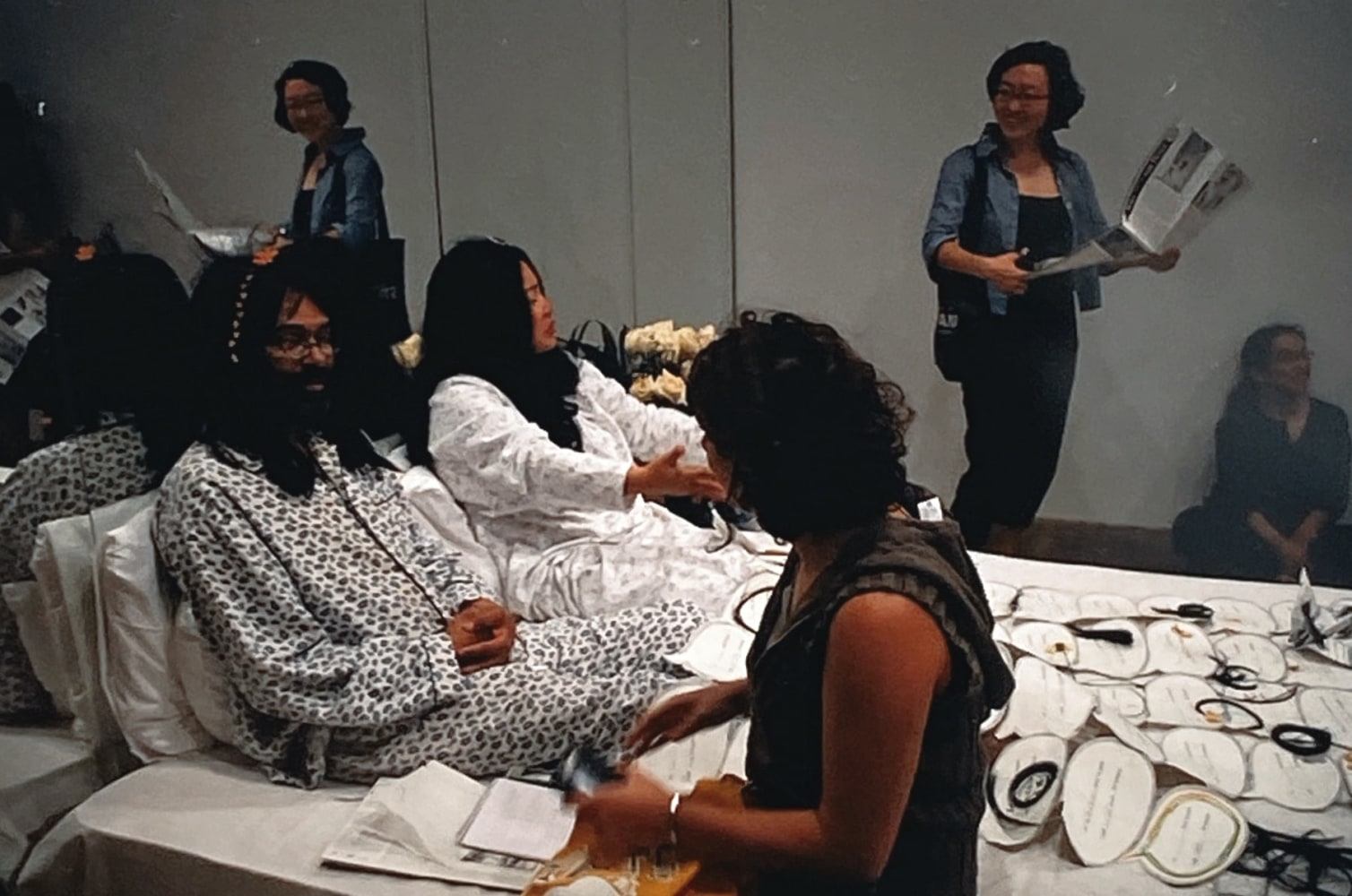 Al-An deSouza and Yong Soon Min
Will **** for Peace, 2003
@OBORO Gallery, Montreal
Performance documentation, photographs, video