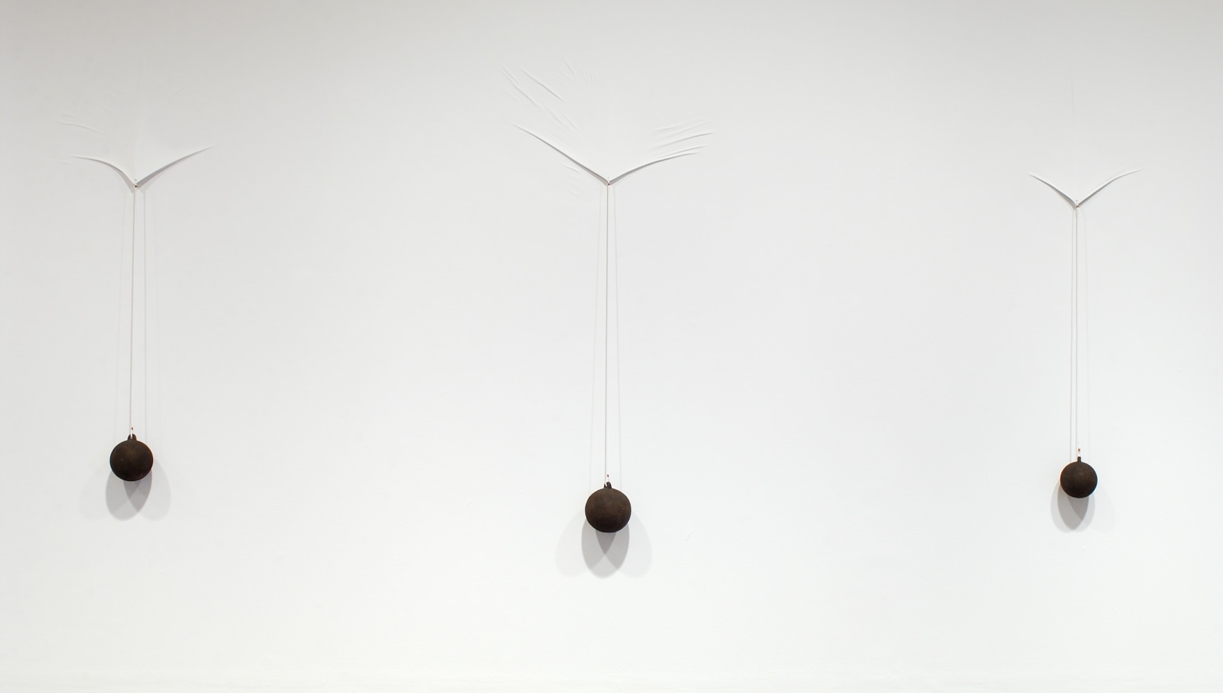 Alwar Balasubramaniam
Untitled,&amp;nbsp;2004
Fiberglass, acrylic, rope, dust
58&amp;Prime; x 134&amp;Prime; x 5 1/2&amp;Prime;