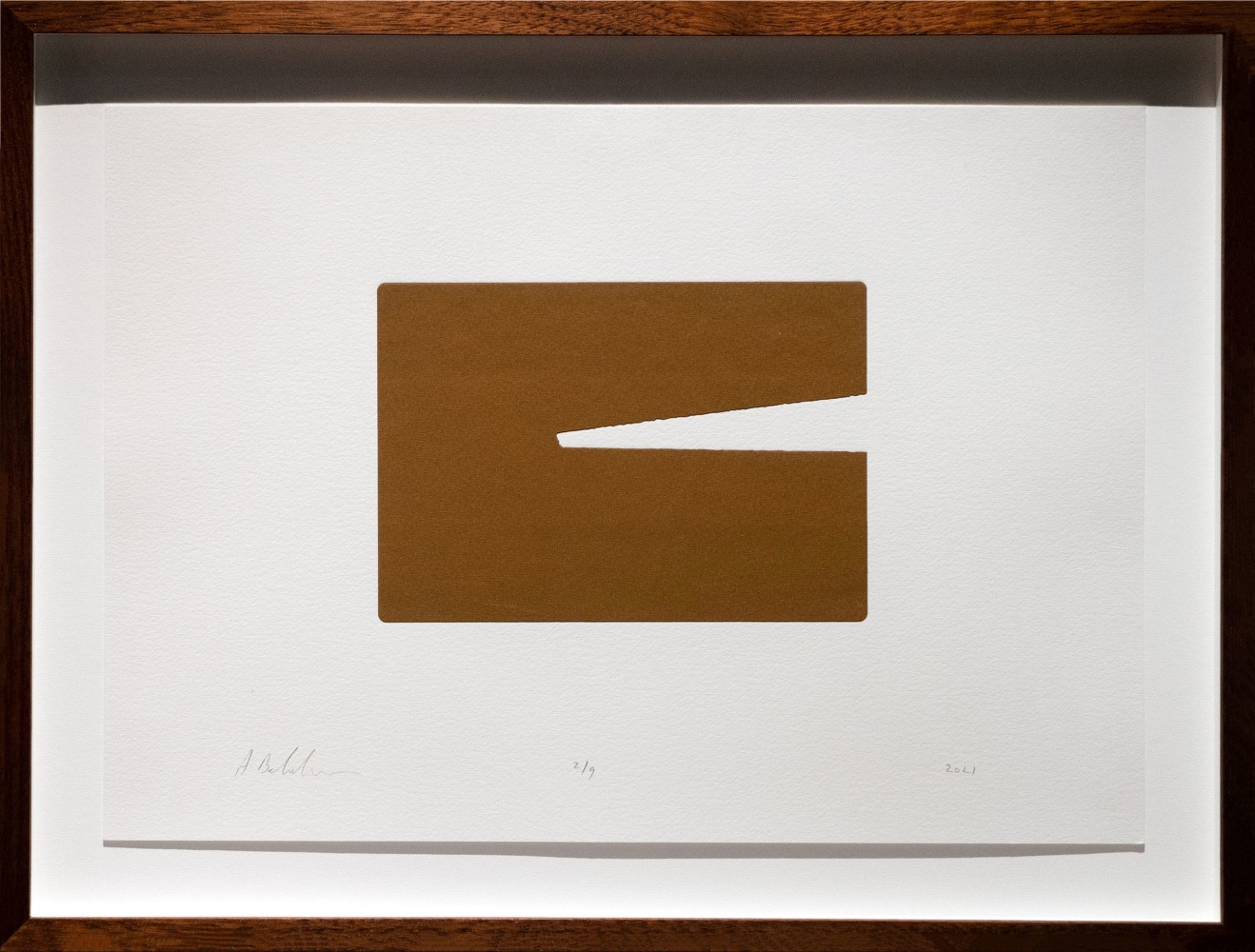 Alwar Balasubramaniam
L.S. X, 2021
Silkscreened earth
Edition of 9
Paper 11.75” x 16.5” | Image 5.5” x 7.5”
Framed 15” x 19.5”
TG# 4386