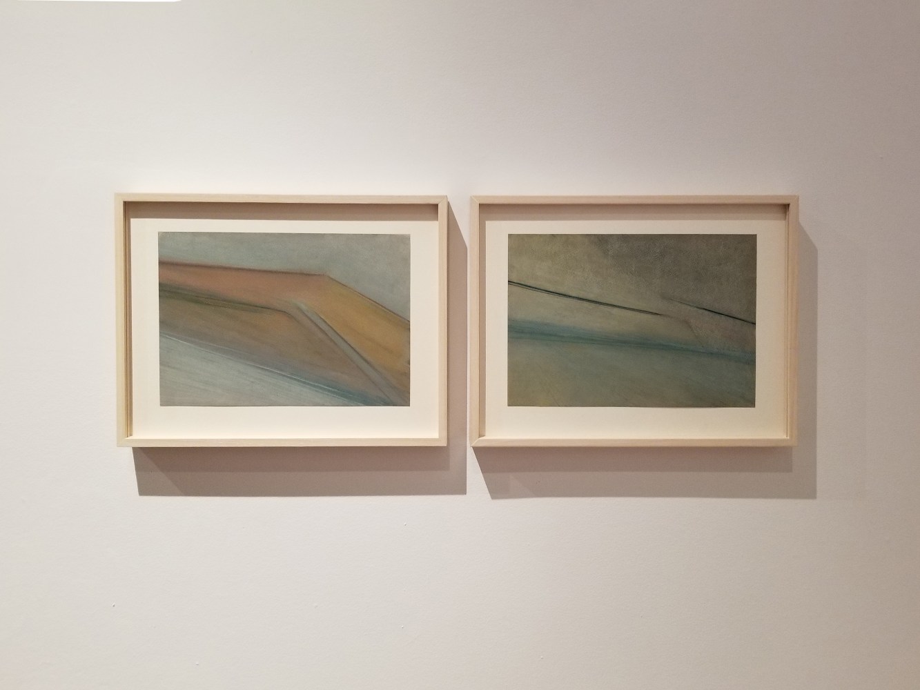 Thought so, 2020
Dry pastel on paper
In 2 parts, each 8 1/4" x 11 3/4"