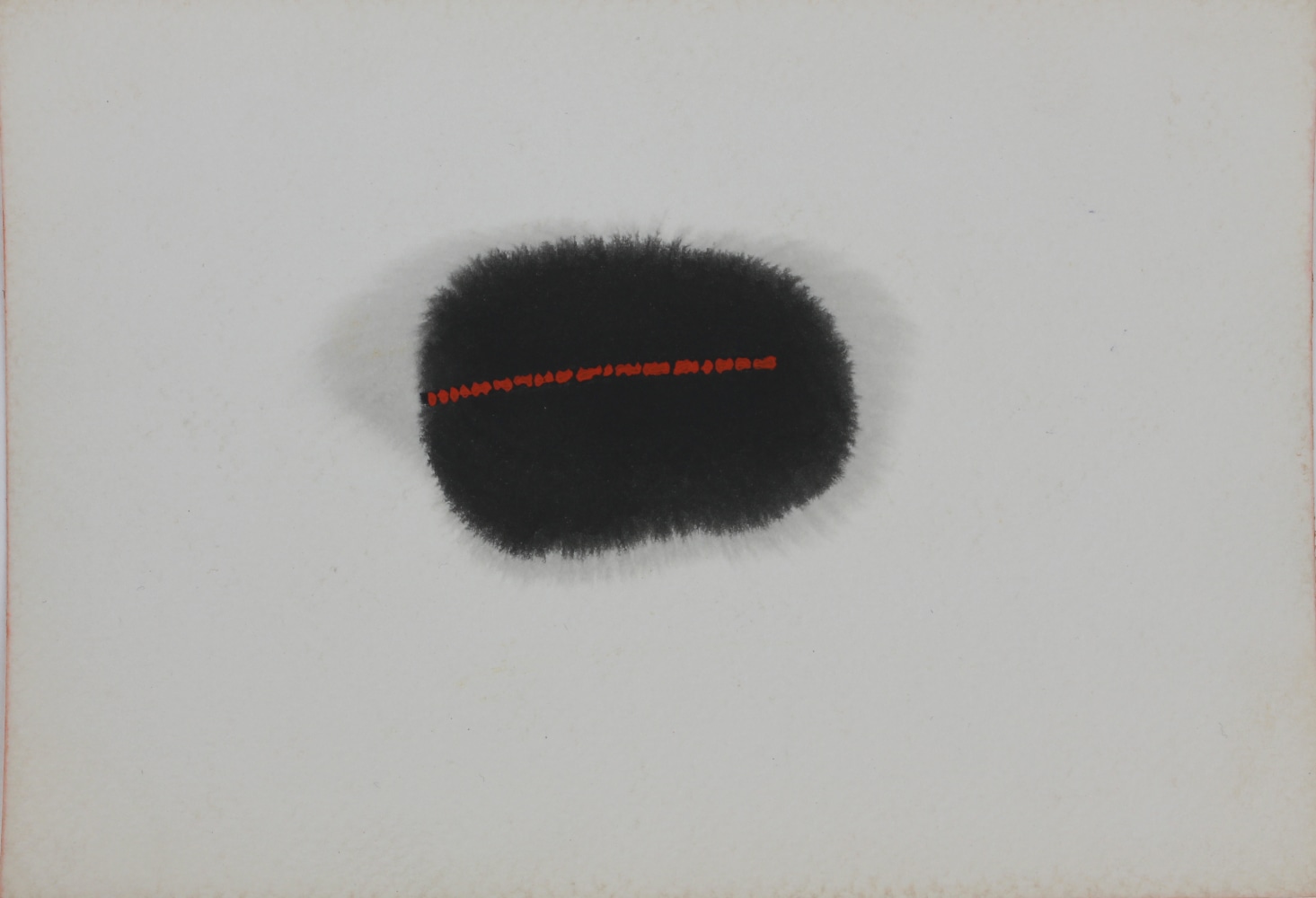 On the dotted line! 1996
Sumi ink on paper
5" x 8"