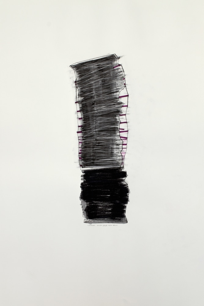 Tuesday 14 07 2020 New Delhi, 2020
Watercolor on paper
33” x 25.25”
TG 4657