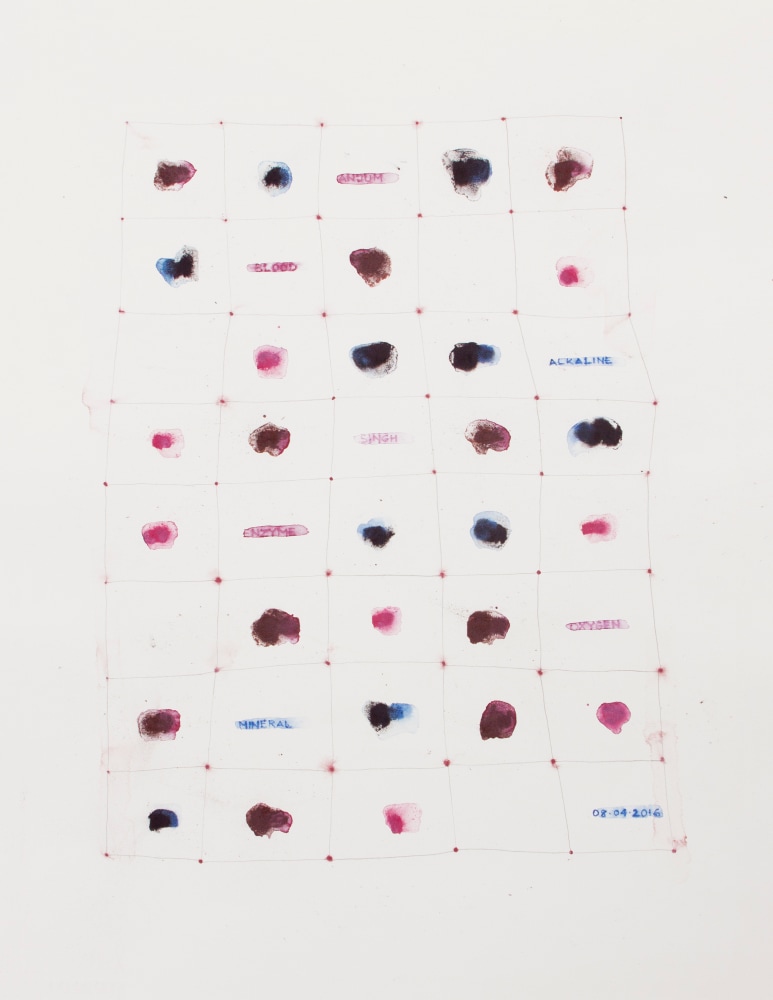 Bleed Bled Blood Red (Detail)