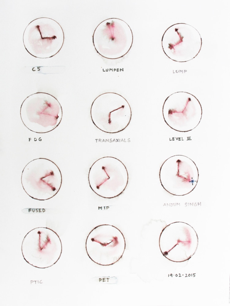 At 4 O'clock, 2015
Watercolor pencil on paper
12.13" x 9"