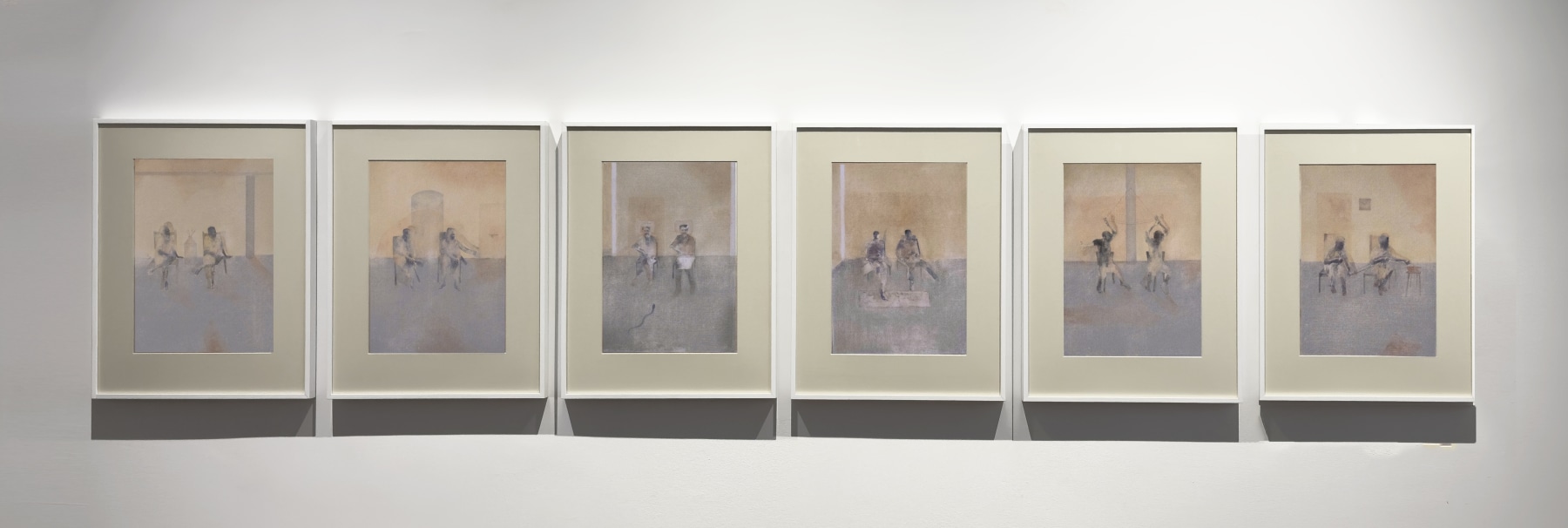 Being with oneself I-VI | 2022-2023
Paper pulp, acrylic, oil, pigmented ink, canvas on board
16" x 11" | Framed: 23.5" x 18" (Each of 6)
TG 4851