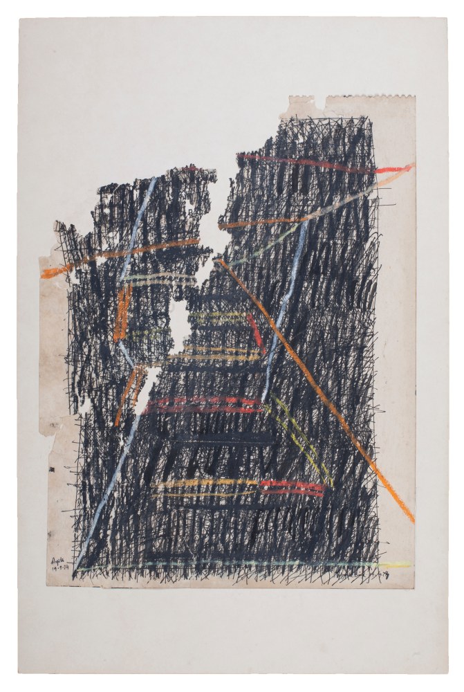 Untitled, 1974
Ink and pastel on paper
19 1/2" x 15 3/4"
TG 3837