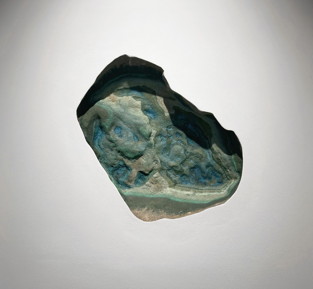 Cloud Stone&amp;nbsp;| 2020
Watercolor on cast fiberglass
32&amp;quot; x 32&amp;quot; x 4.5&amp;quot; | Installation dimensions variable
TG 4553