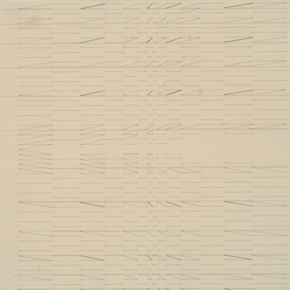 Untitled, ca. 1970s
Ink and graphite on paper
7 1/2" x 7 1/2"