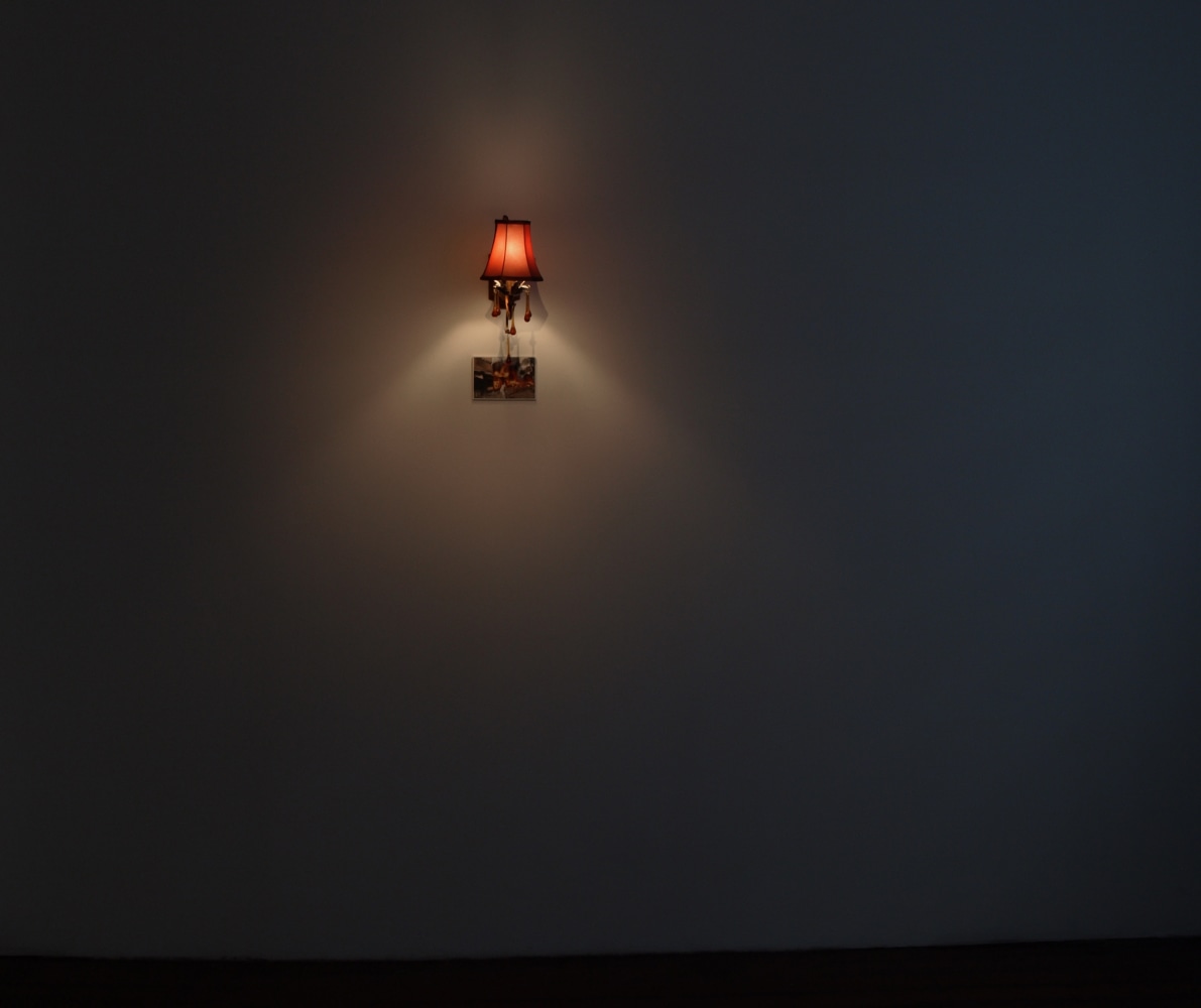 Untitled,&amp;nbsp;2010

Wall lamp, acrylic on board

6&amp;quot; x 4&amp;quot;&amp;nbsp;