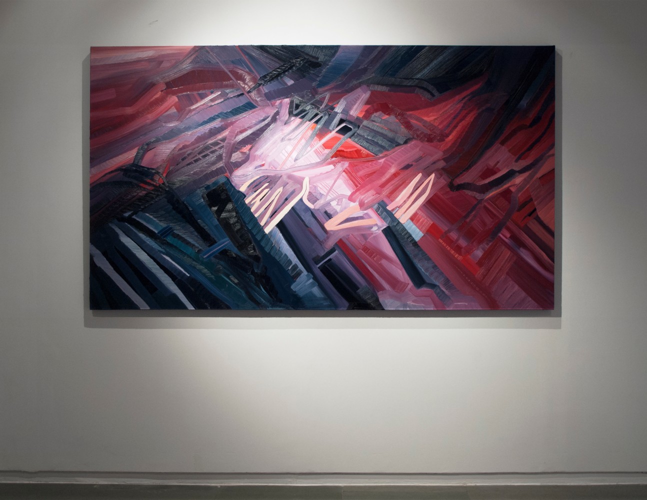 In front of me, 2018
Oil on canvas
48" x  84"