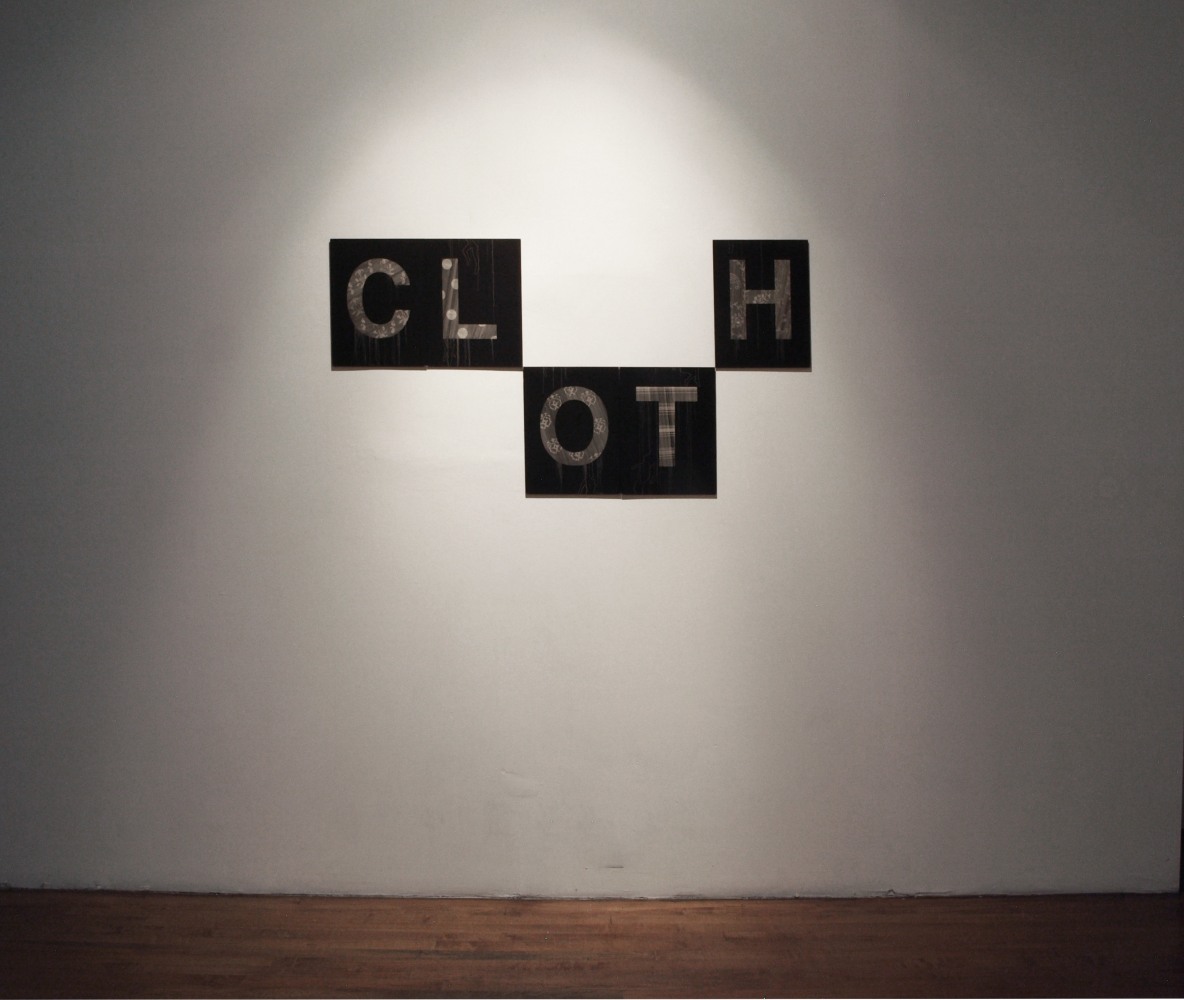 Hasnat Mehmood
Cloth,&amp;nbsp;2009
Drawing on scratchboards (Each of 5, 11&amp;quot; x 14&amp;quot;)
28&amp;quot; x 55&amp;quot; overall