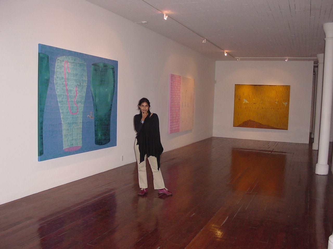 Exhibition View with Artist