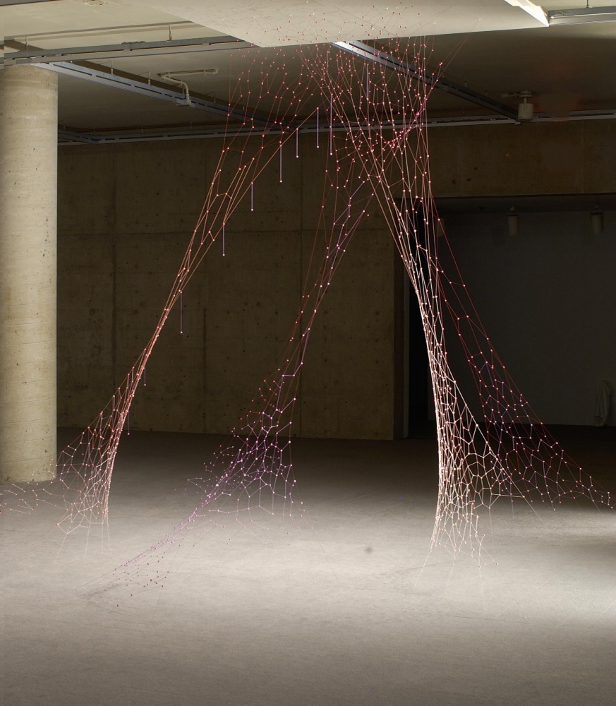 Ranjani Shettar
Hoomalae,&amp;nbsp;2005
Handrolled wax, pigments, colored thread
13&amp;Prime; x 11&amp;Prime; x 15&amp;Prime;