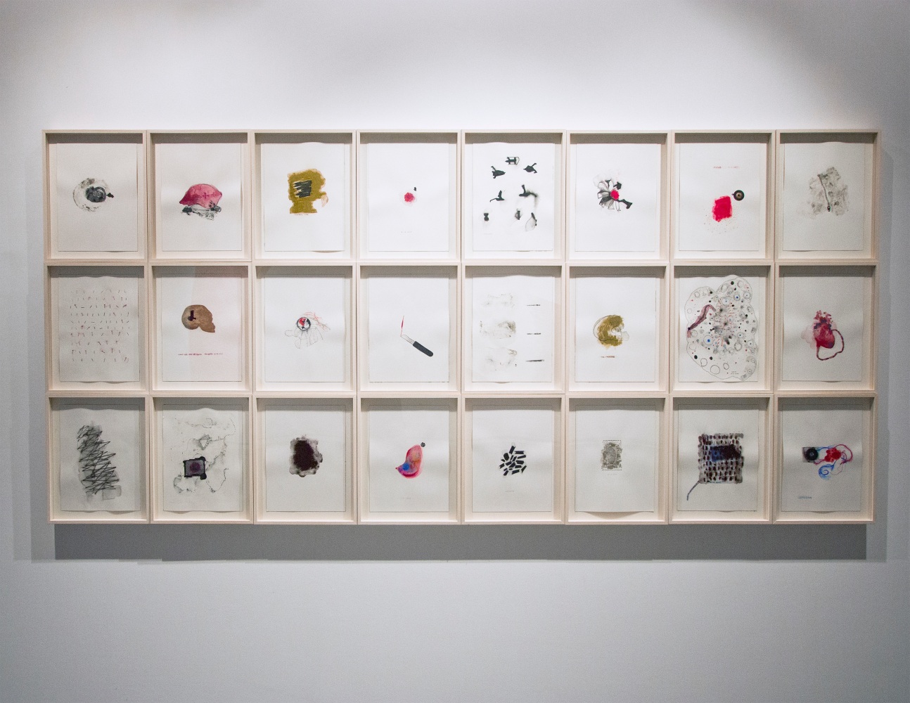 Remarkable Unremarkable, 2015-18
Watercolor, graphite & dry pastels on paper
In 24 parts, each 15" x 11 3/4"