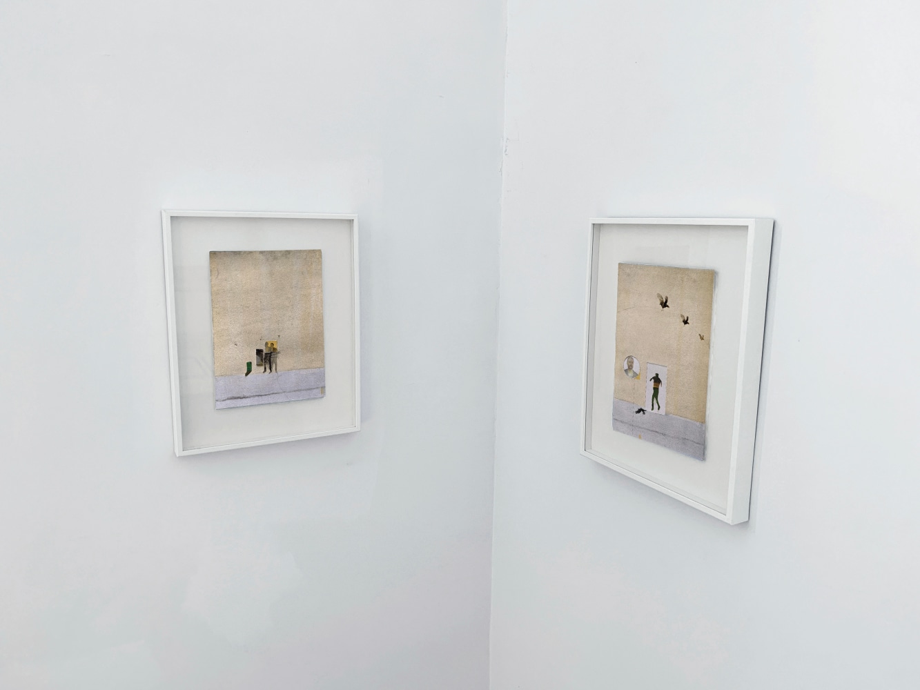 Togetherness, 2021
Watercolor, gouache, archival pigment, graphite, ink, collage, archival paper
17" x 13" (Each of 2) 