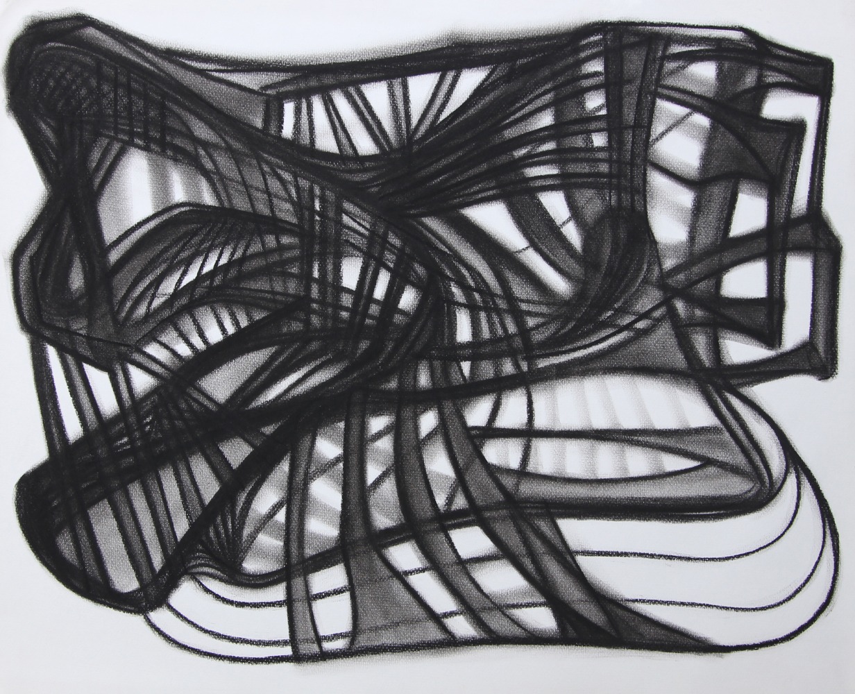 Stop going round and round, Ask someone | 1991
Compressed charcoal
Framed: 18.5” x 22.75” | Unframed: 15.75” x 19.75”
TG 5090