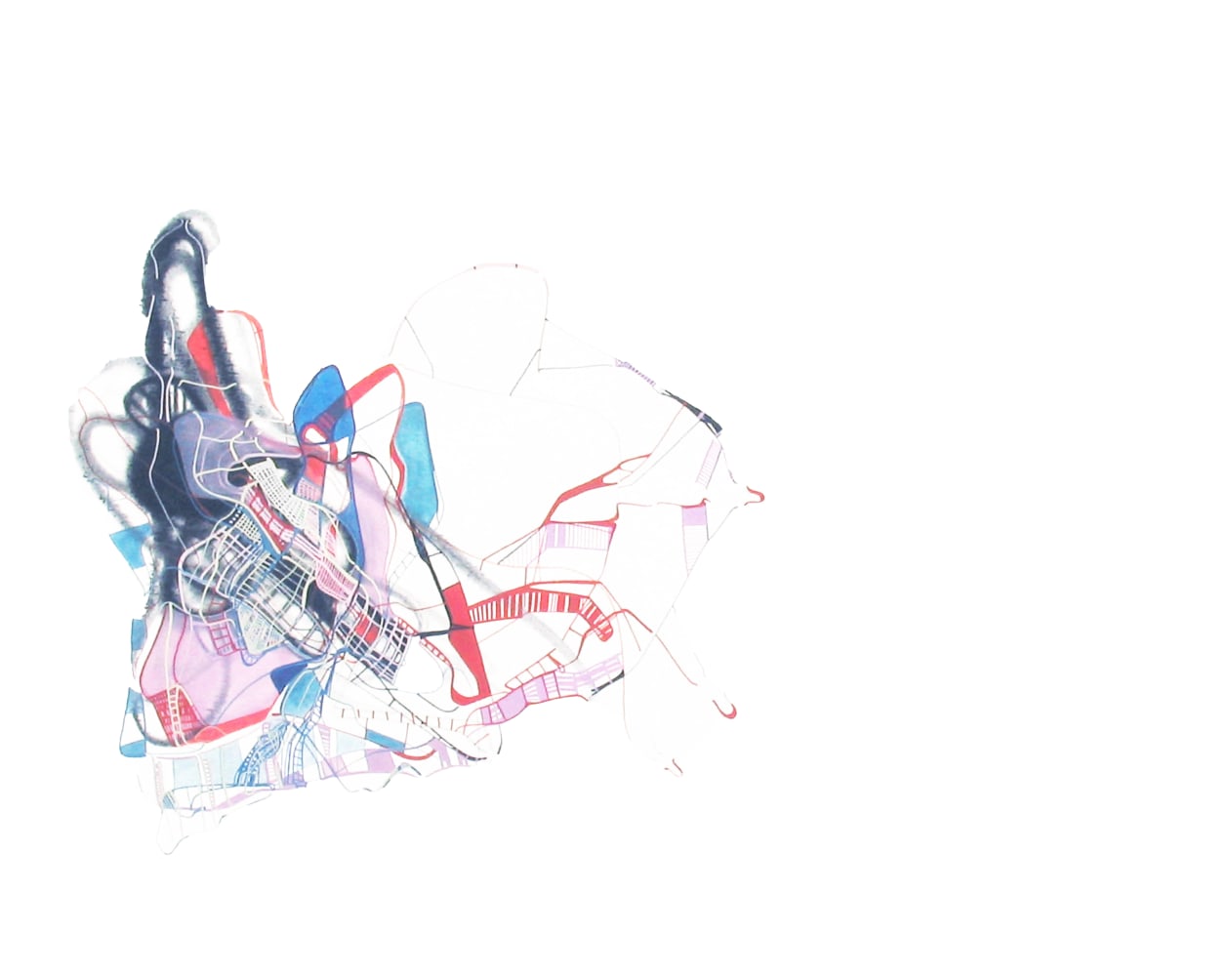 After a Long Time, 2002
Gouache on paper
15 3/4" x 19 3/4"