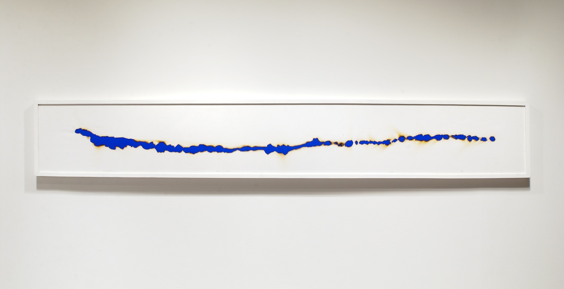 Alwar Balasubramaniam
Dawn to dawn,&amp;nbsp;2004
Trace of fire, silkscreen
17&amp;Prime; x 109&amp;Prime;