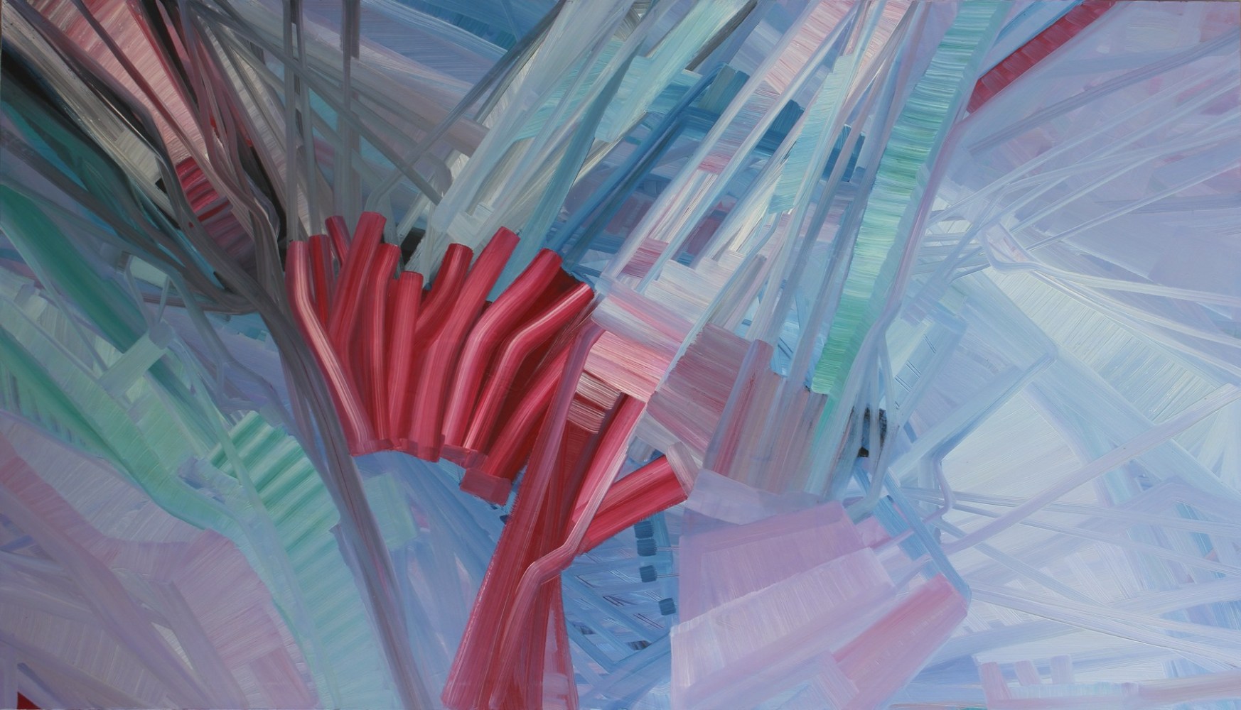 Touch Down, 2012

Oil on canvas

48&amp;quot; x 84&amp;quot;