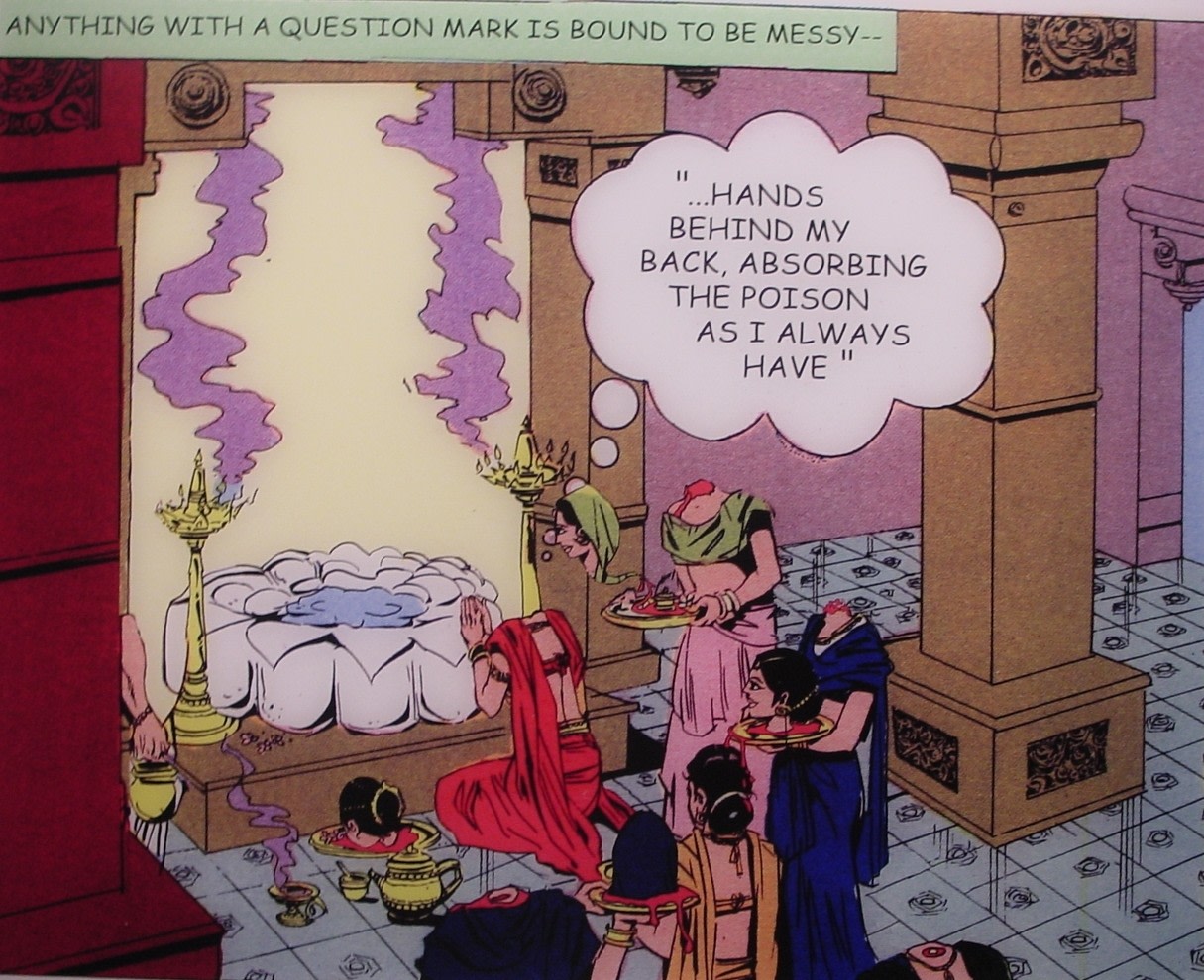 Chitra Ganesh
From the series Tales of Amnesia, 2002
Digital print on plexiglass, 18" x 24"